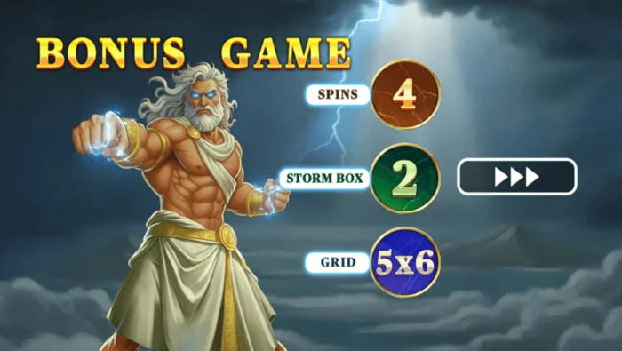 Pots of Power: Zeus - Grid 5x6 yang diperluas dalam Hold & Win dengan Lightning Frames