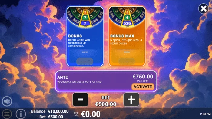 Pots of Power: Zeus - Pilihan bonus pada roda 27 konfigurasi